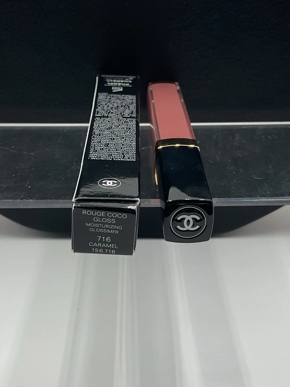 CHANEL Rouge Coco Gloss Moisturizing Glossimer 716 Caramel - BNIB & Discontinued